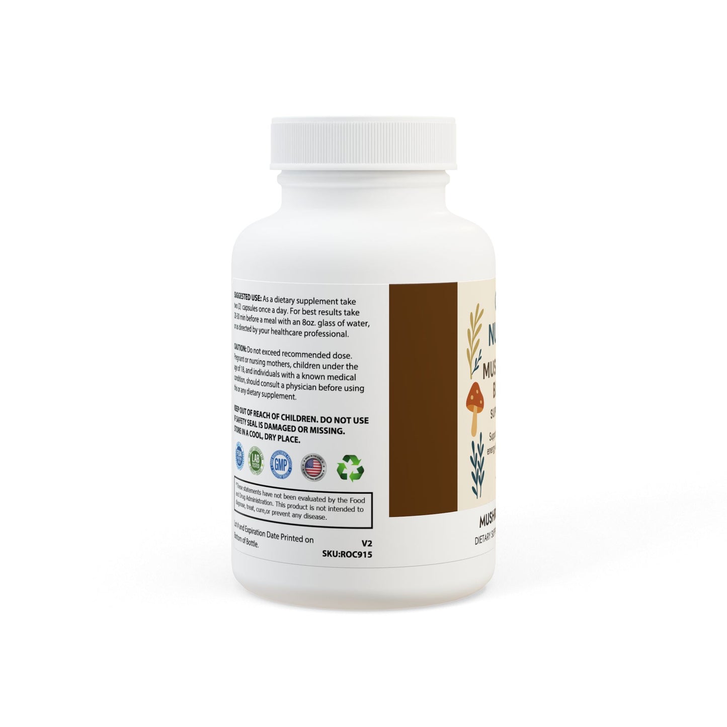 Mushroom Blend Supplement (60 Capsules)
