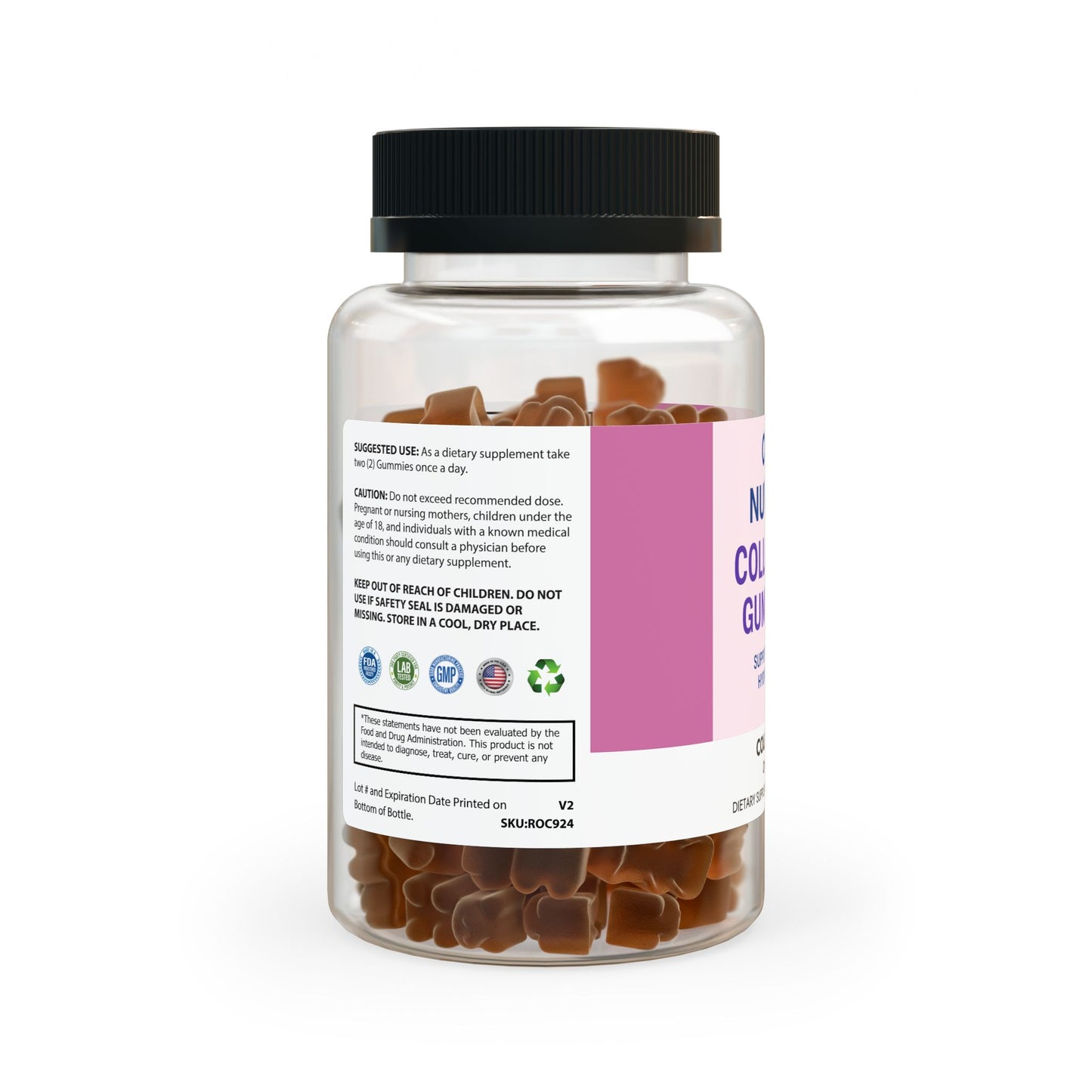 Collagen Gummies (60 Gummies, Orange Flavored)