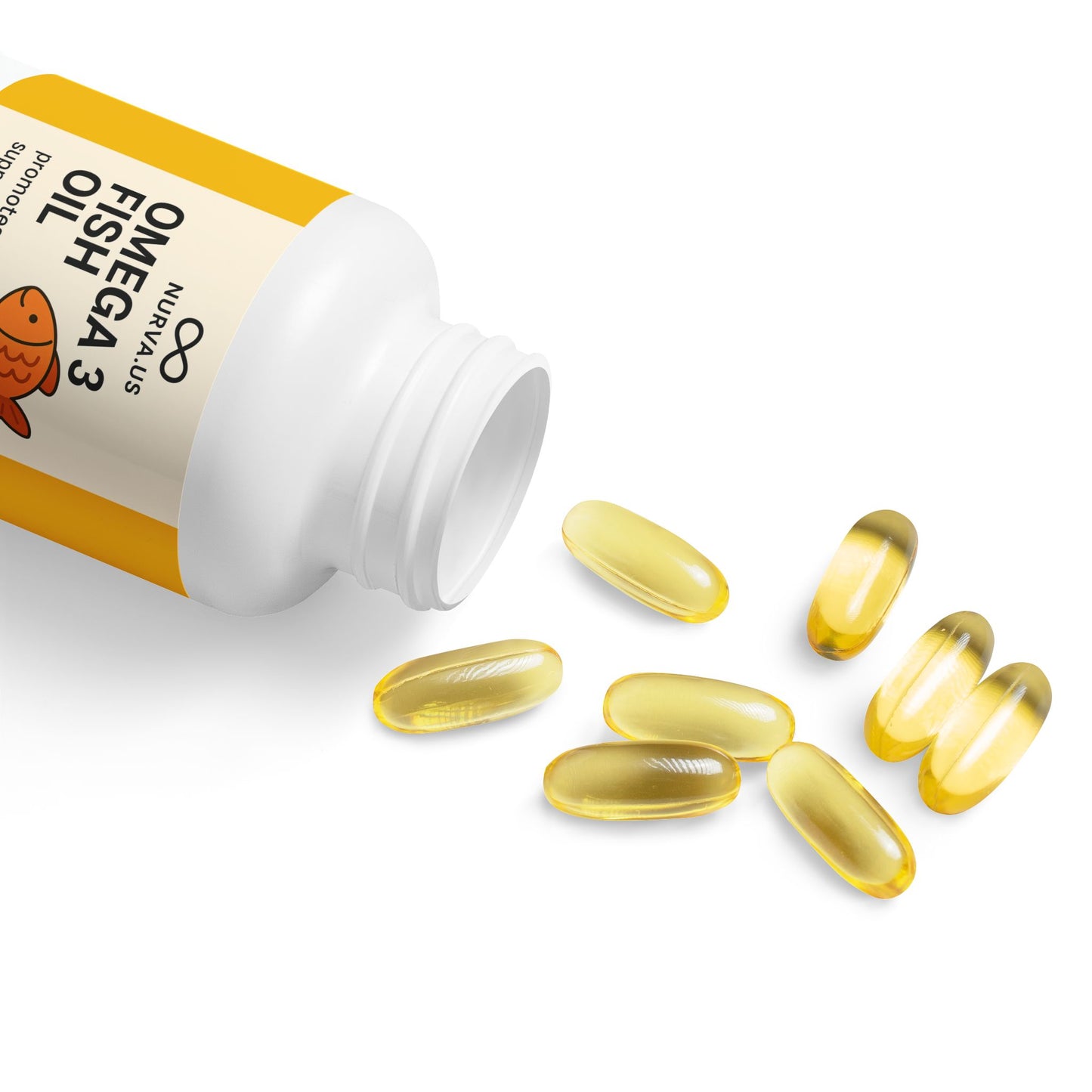 Omega 3 Fish Oil Supplement (60 Softgels)