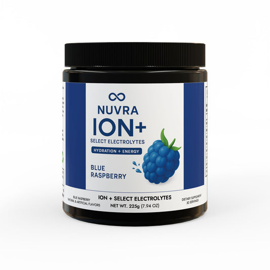 ION + Select Electrolyte Supplement (225g, 7.9oz) (Blue Raspberry Flavor)