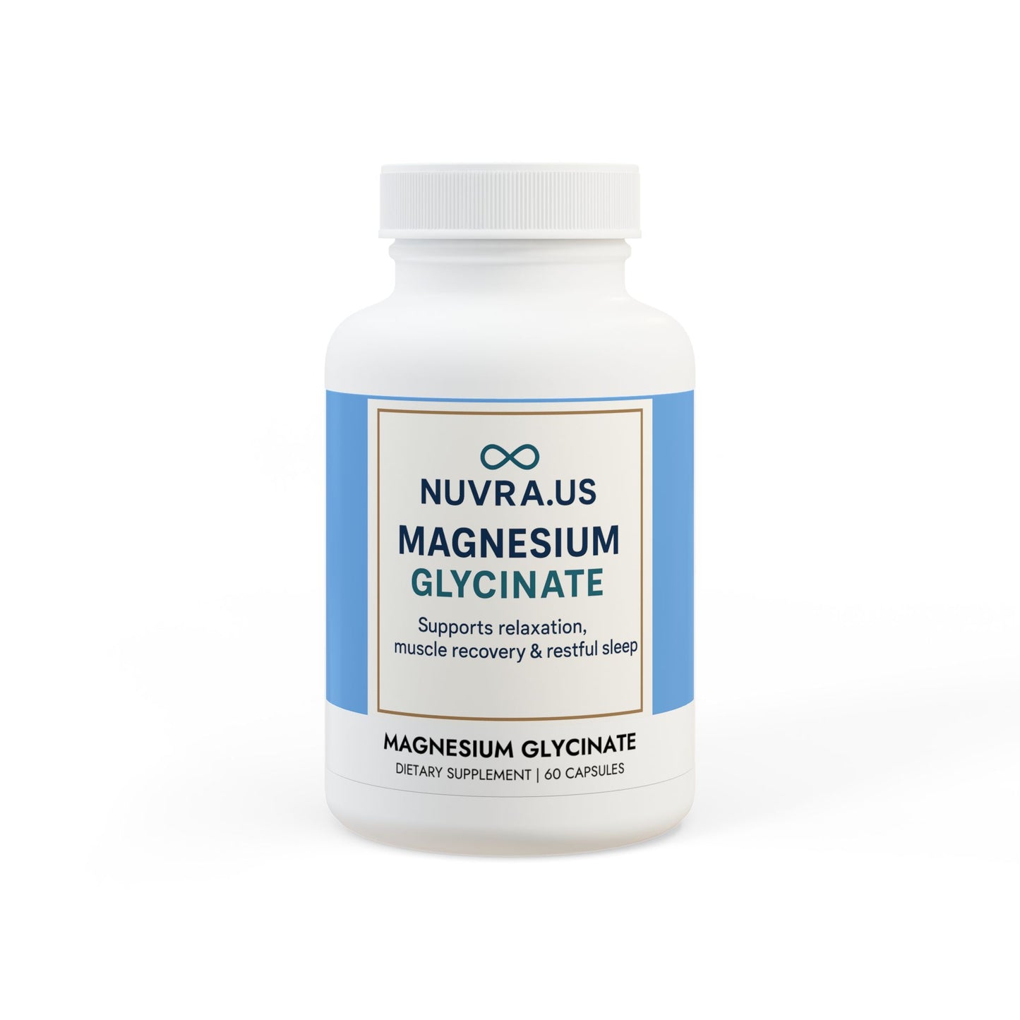 Magnesium Glycinate Supplement (60 Capsules)