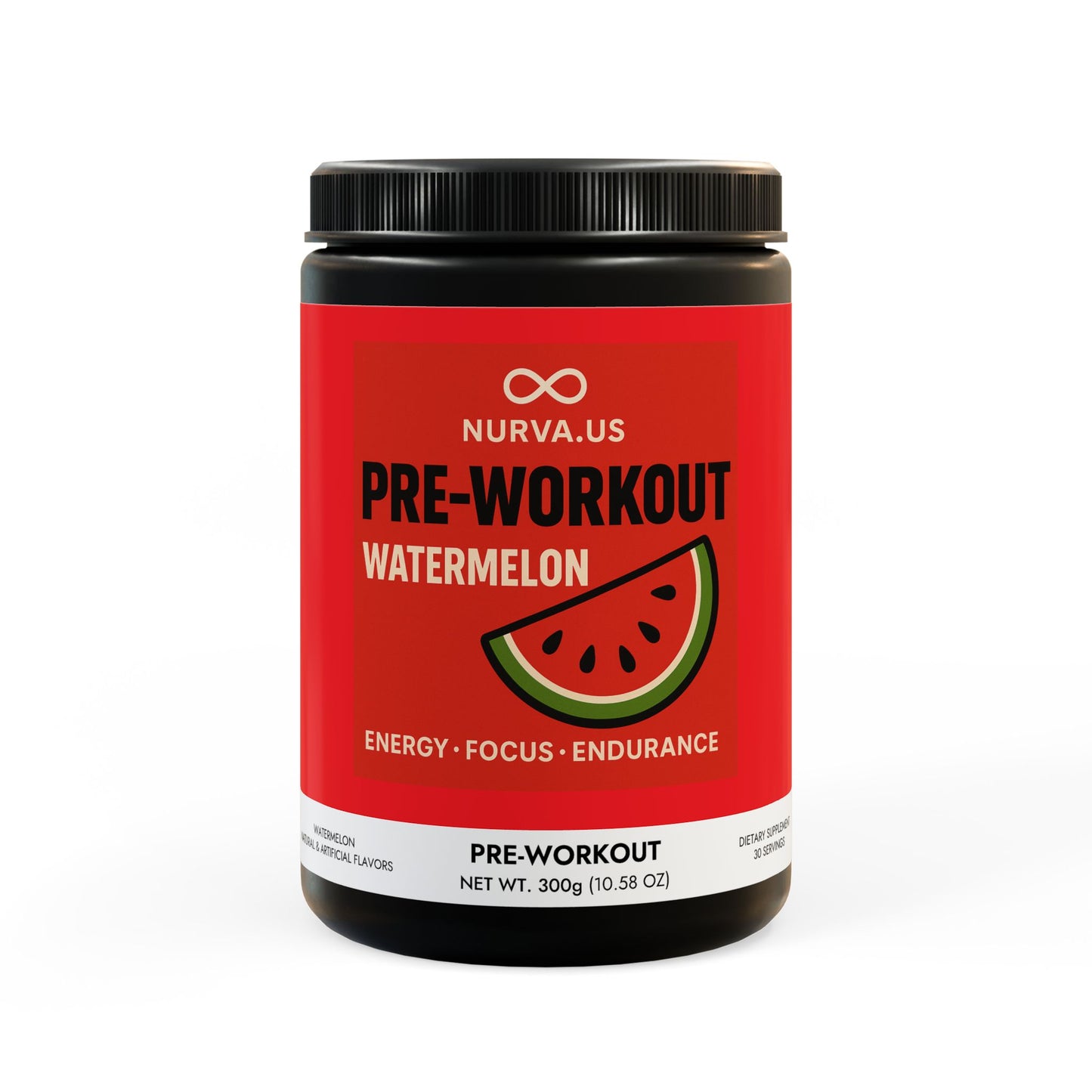 Pre-Workout Supplement, Watermelon (300g, 10.58oz)