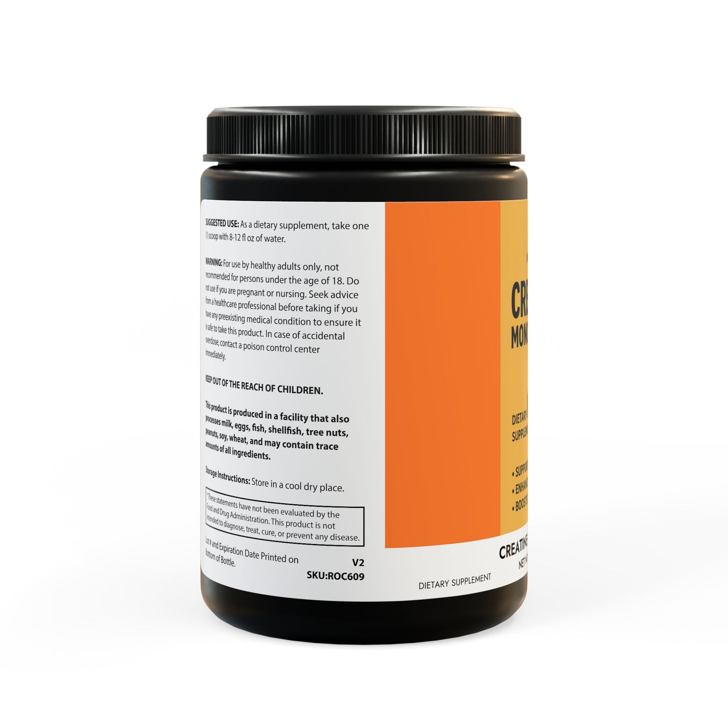Creatine Monohydrate Supplement (300g, 10.58oz)