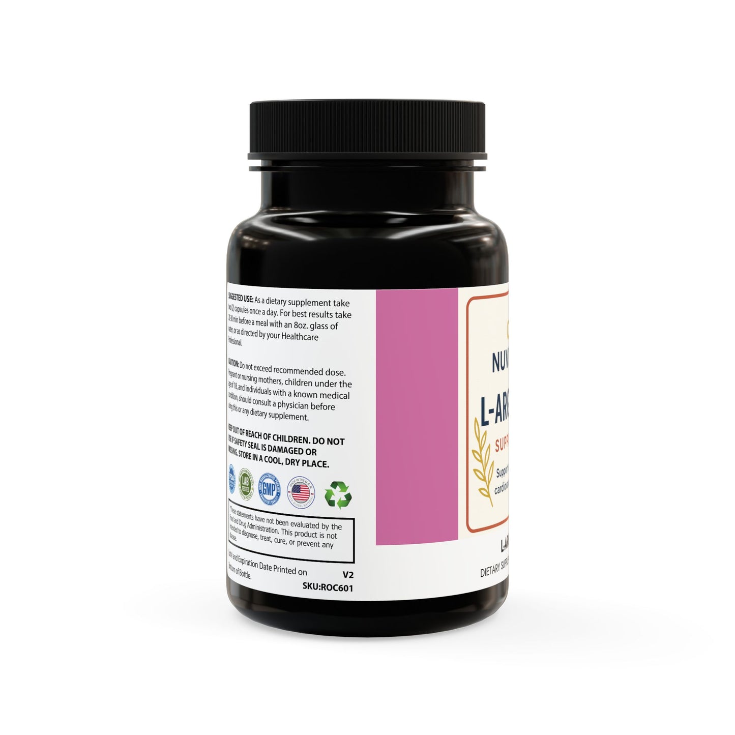 L-Arginine Supplement (60 Capsules)