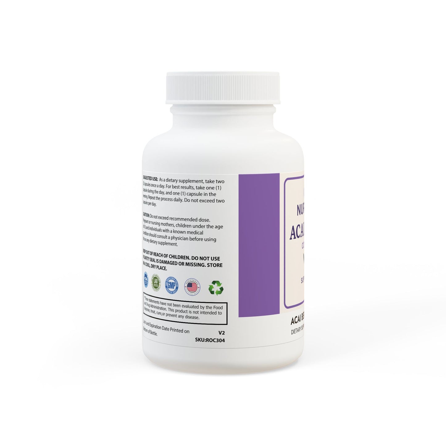 Acai Berry Complex Supplement (60 Capsules)