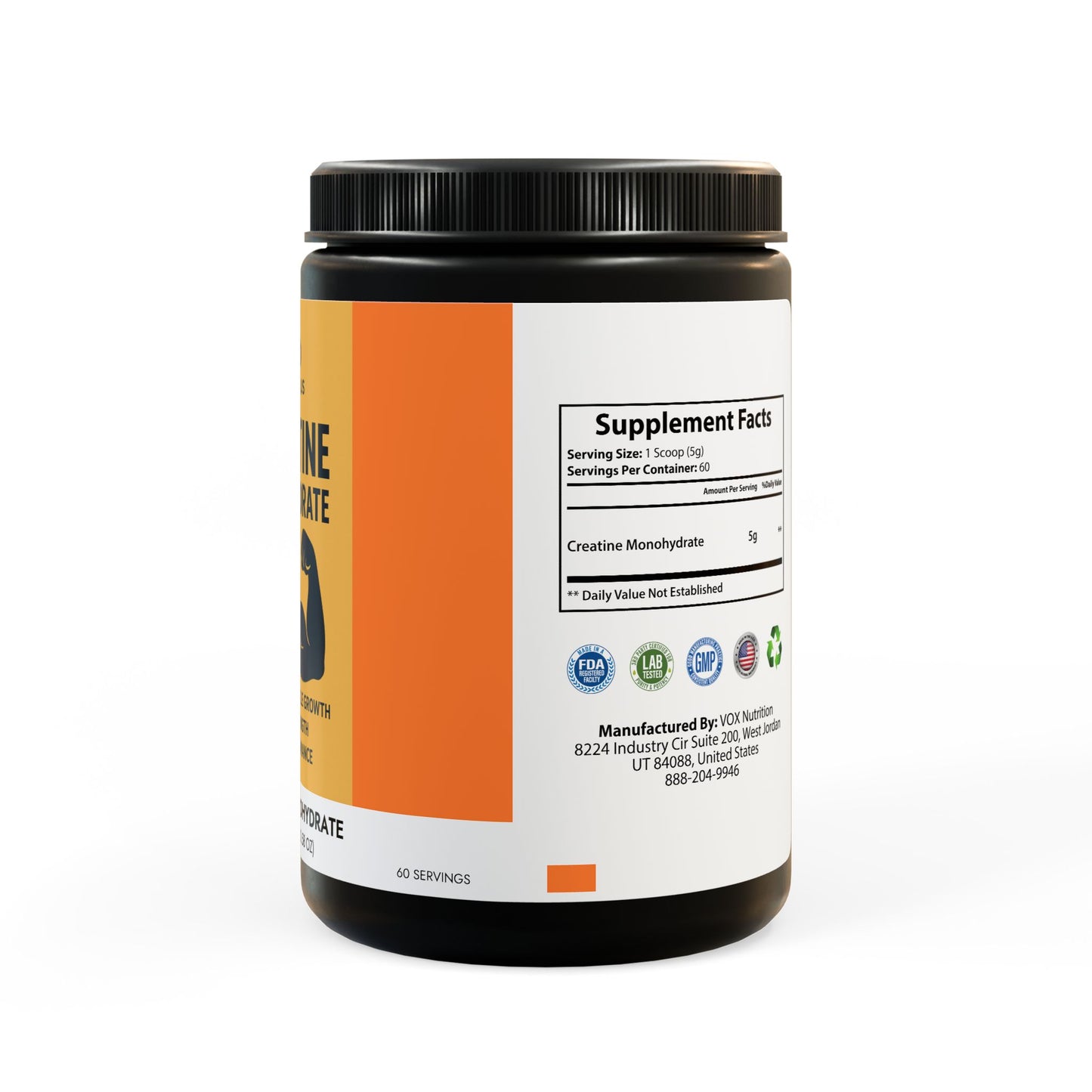 Creatine Monohydrate Supplement (300g, 10.58oz)