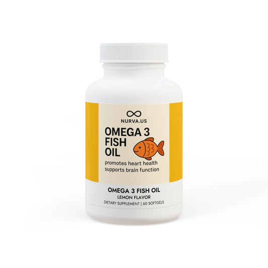 Omega 3 Fish Oil Supplement (60 Softgels)