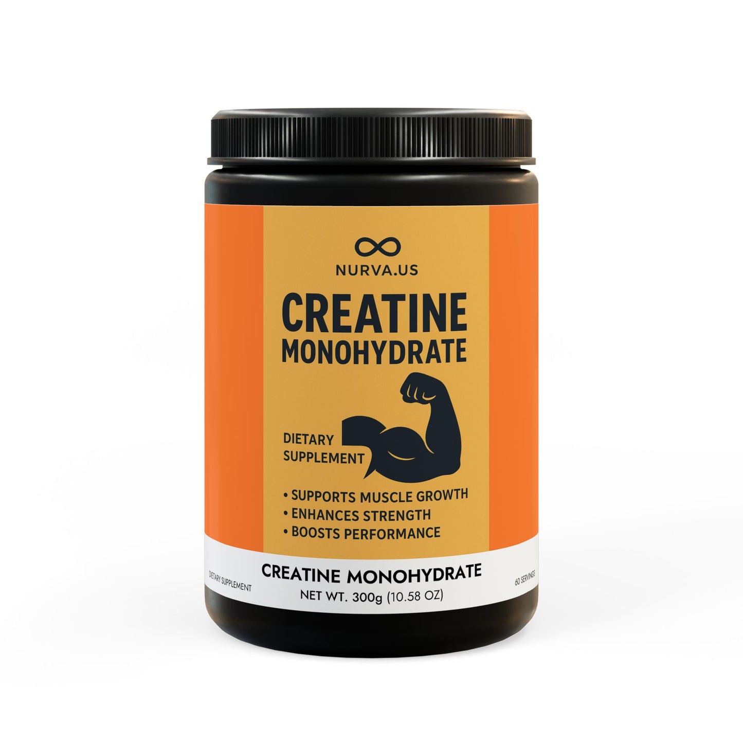 Creatine Monohydrate Supplement (300g, 10.58oz)